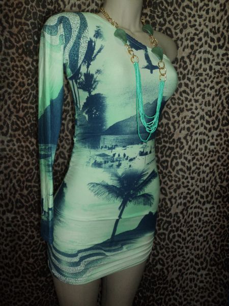 VESTIDO VISCOLYCRA ESTAMPA RIO DE JANEIRO