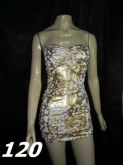 vestido branco com dourado